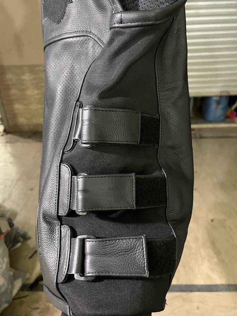 Genuine Leather embroidered logo Biker Vest: Handmade Motorcycle Club Gear, Harley, Custom Sizing