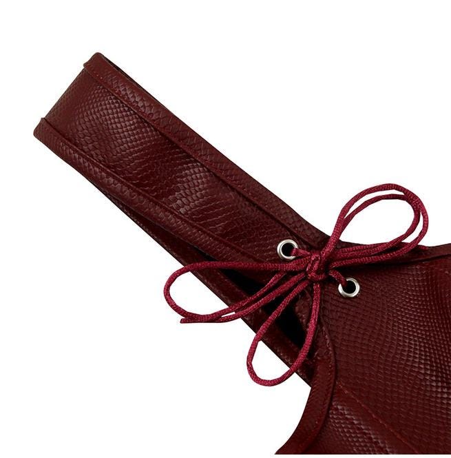 Repurposed Leather Corset: Eco-Friendly Waist Cincher