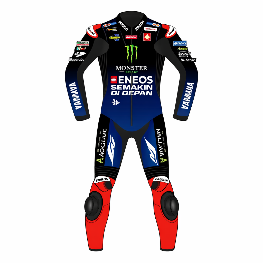 MotoGP Handmade Leather Motorcycle Racing Suit: Custom Design & Fit Moto Gp/SBK Track Racing Suit