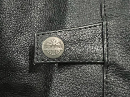 Genuine Cow Leather embroidered logo  Biker Jacket: Handmade Motorcycle Club Gear, Harley Davidson, Custom Sizing