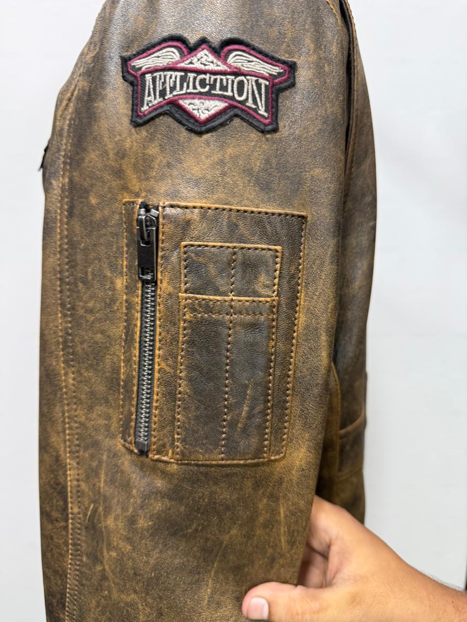 Vintage Men’s Aviator Leather Jacket – Premium Real Leather Flight Jacket.”# Sustainable  # men's Fashion #Pilot Jackets # Eco Friendly