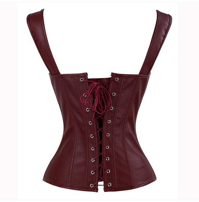 Repurposed Leather Corset: Eco-Friendly Waist Cincher